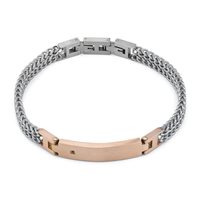 Bracciale Boccadamo Uomo in Acciaio ABR688RS